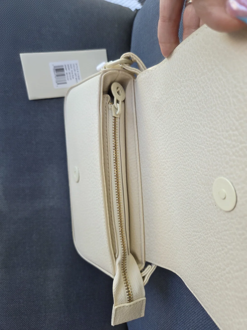Valentino Orlandi Off White Crossbody Bag NWT MSRP $210